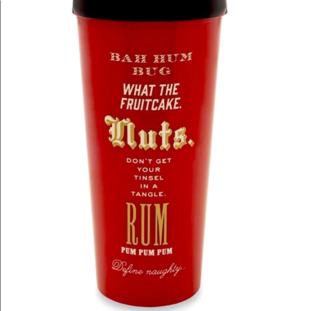 KATE SPADE NAUGHTY TRAVEL MUG